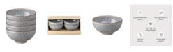 Denby Studio Craft Grey 4 Piece Rice Bowl Set